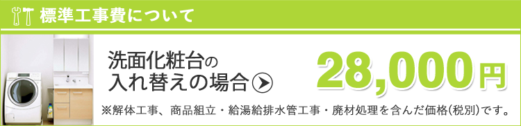 千葉の水まわりリフォーム専門店・洗面台リフォーム